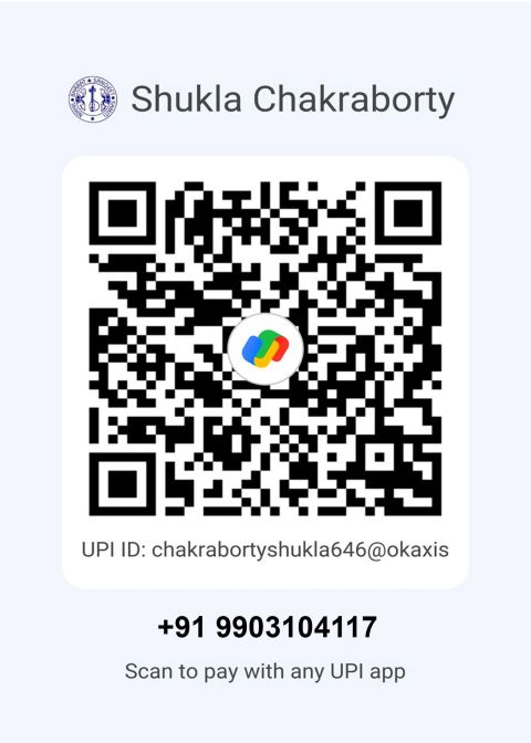 UPI QR code for the affiliation fee